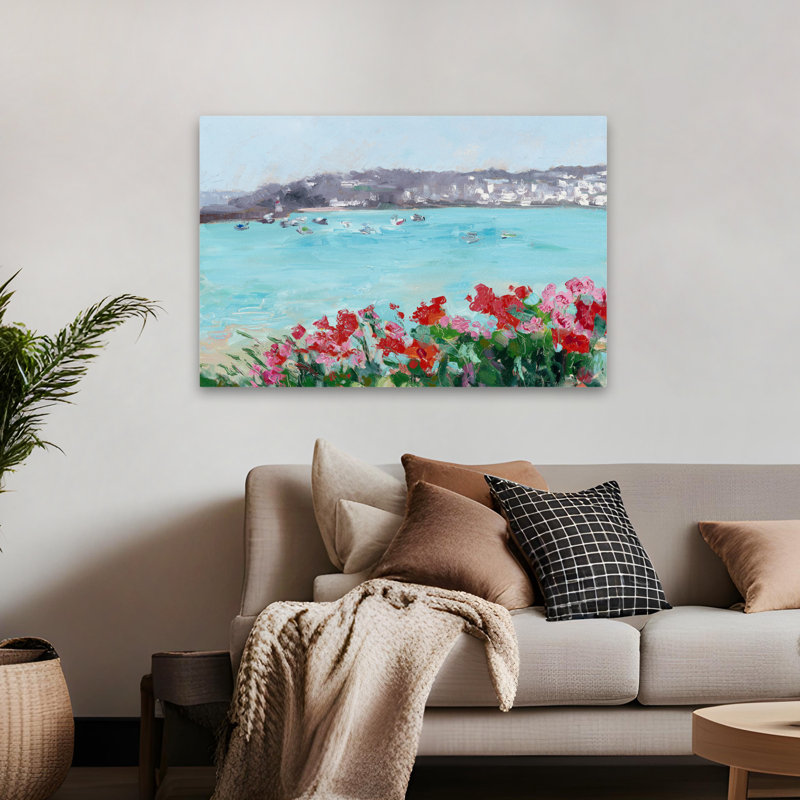 St. Ives - Paysages côtiers, art océanique, H 32 po x l 48 po