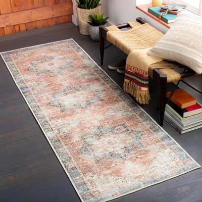 Mya Machine Washable Oriental Area Rug