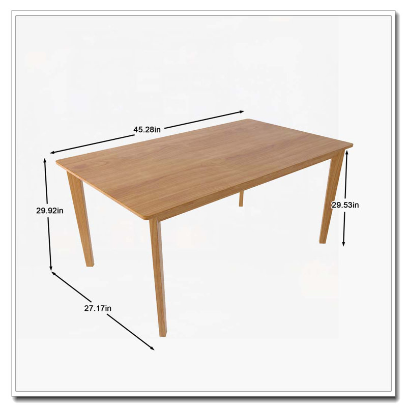 Table de salle à manger rectangulaire, Teck