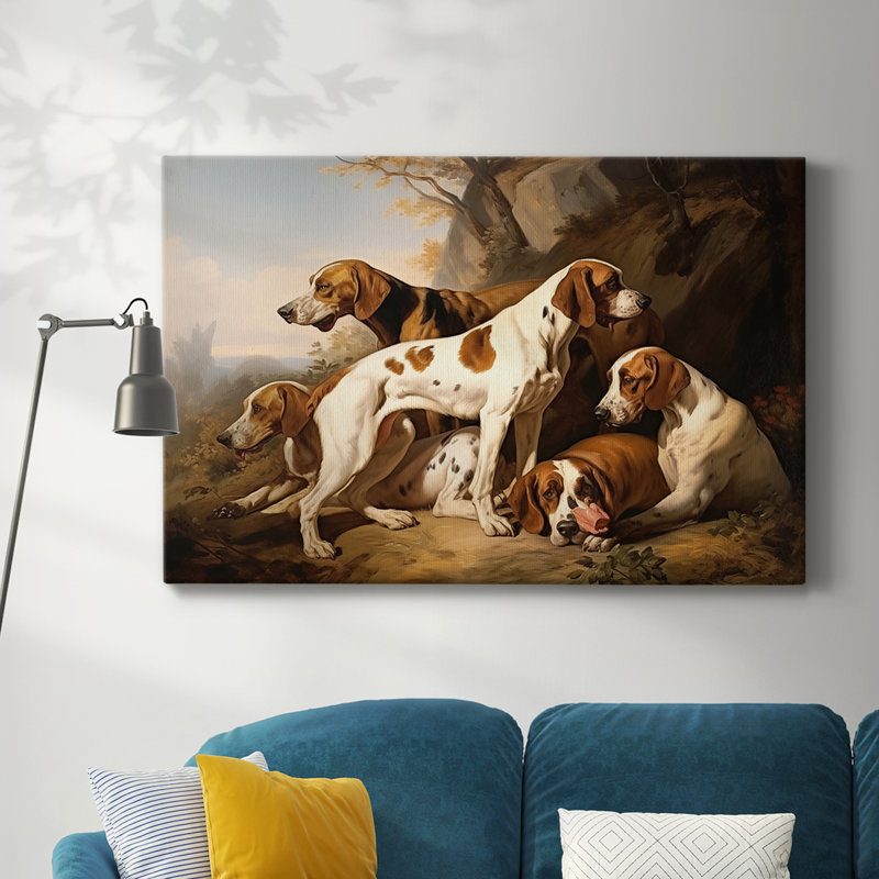 Animaux, paysage, série CDxxxviii, H 40 po x l 60 po