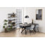 Colberta 172 cm H x 94 cm W Steel Etagere Bookcase