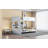 Bunk Bed With Storage Cabinets And USB Ports-1975824577