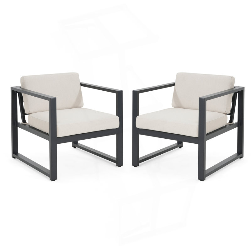 Ensemble de 2 chaises d'extérieur Navan