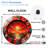 Sunset View Wall Clock Art Decor with Cities Art - 12'' Modern Glass Wall Clock
