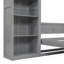 Lit escamotable double pleine grandeur avec tablettes-1173683182