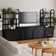 Sideboard And Bookcase Set Entertainment Centre