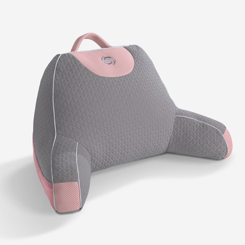 Petit dossier pour tout-petit Bedgear - Dossier respirant et évacuant l'humidité, Rose/gris
