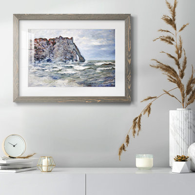 " Port D`Aval, Rough Sea, 1883 "