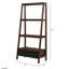 Organisateur de style 32 x 17 x 68 po, look moderne pour tout espace, bois massif + tablette de rangement, solution d'espace de travail, grain