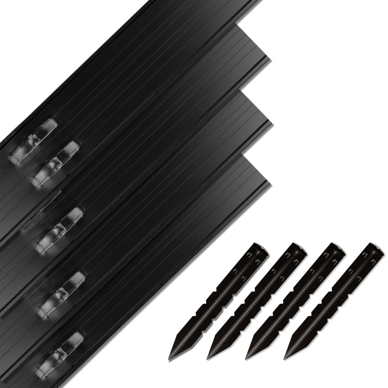 Slide Edge 1/8" X 4" X 7' 10" (78' Box), Black Paint