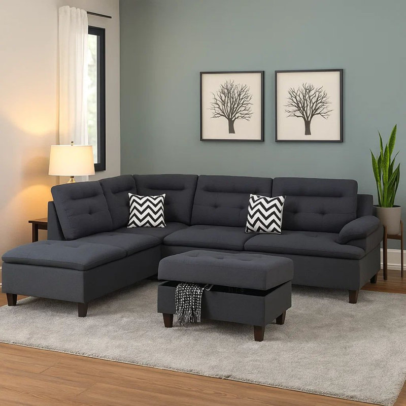 Canapé modulaire 3 pièces Ellioes