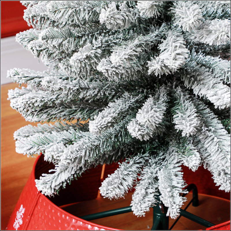 Arbre de Noël artificiel avec 405 pointes enneigées, H 5 pi