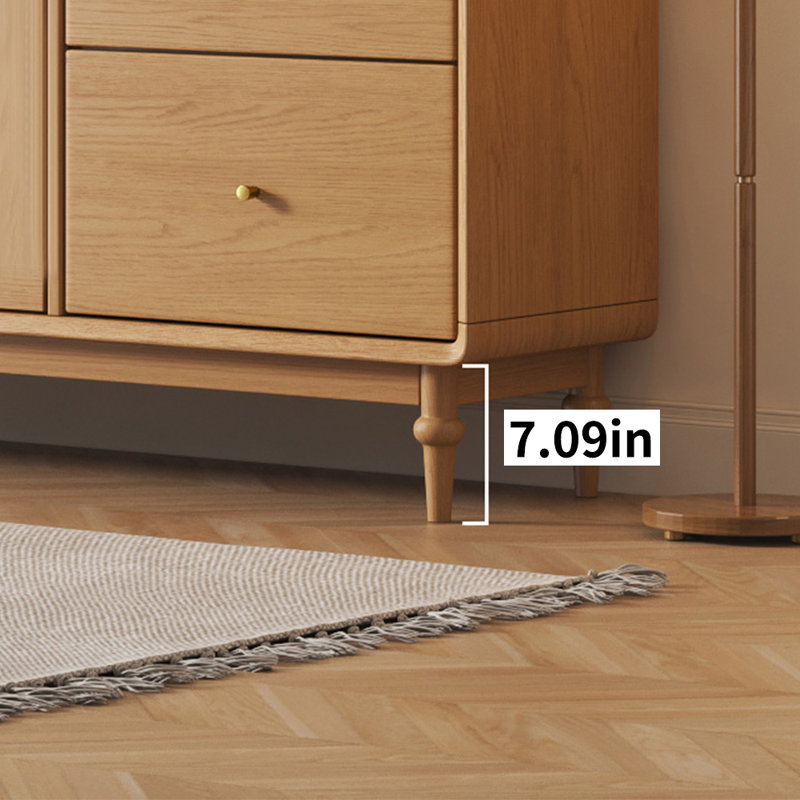 Armoire d'appoint en bois massif, H 31,5 po x l 34,43 po x P 15,75 po