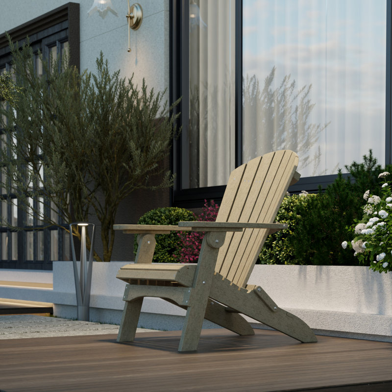 Chaise Adirondack pliante Heritage, Bois patiné