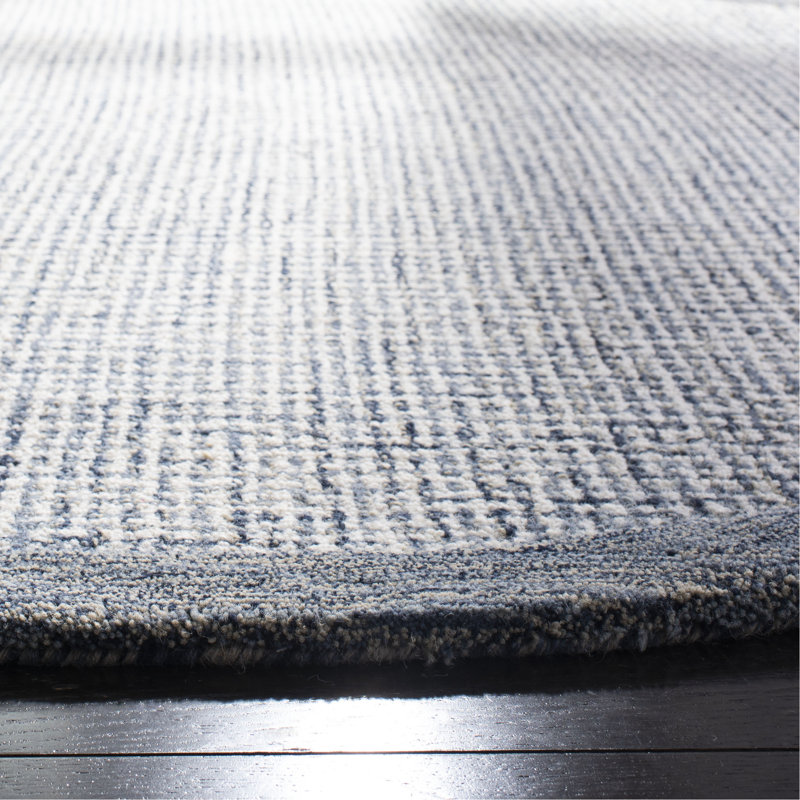Canales Hand Tufted Wool Rug, Round 6'