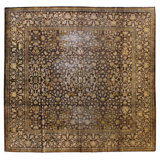 Amritsar One-of-a-Kind 8'9" X 9'2" Before 1900 Wool Area Rug in Brown