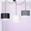 Pascua 3 - Light Black Drum Pendant-40748499