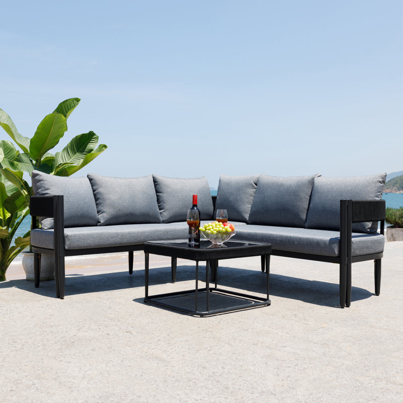 Outdoor 12 - Piece Conversation Set, Gray