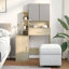 Dressing Table With Cabinet 80X35x132 Cm-1438823289
