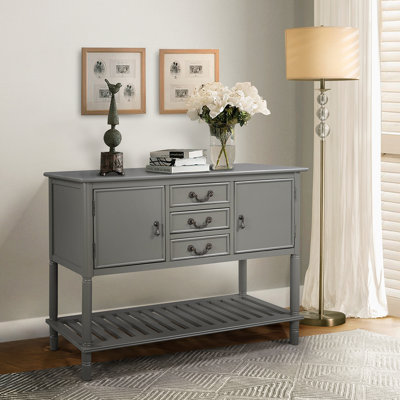 Solid Wood Credenza Desk