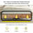 Metal  Bed Frame with LED Headboard and Footboard, Rustic Industrial Heavy Duty Wooden Platform Bed Frame with Under Bed Storage, Noise Free, No Box Spring Needed-488578643-488578655
