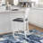 Sandra Upholstered Counter Stool with Solid Wood Frame-1864743974