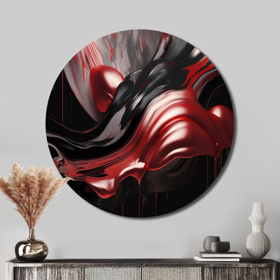 Captivating Marble Ii - Décoration murale abstraite sur métal
