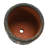 Terra-cotta Planter with Saucer & Grid Pattern