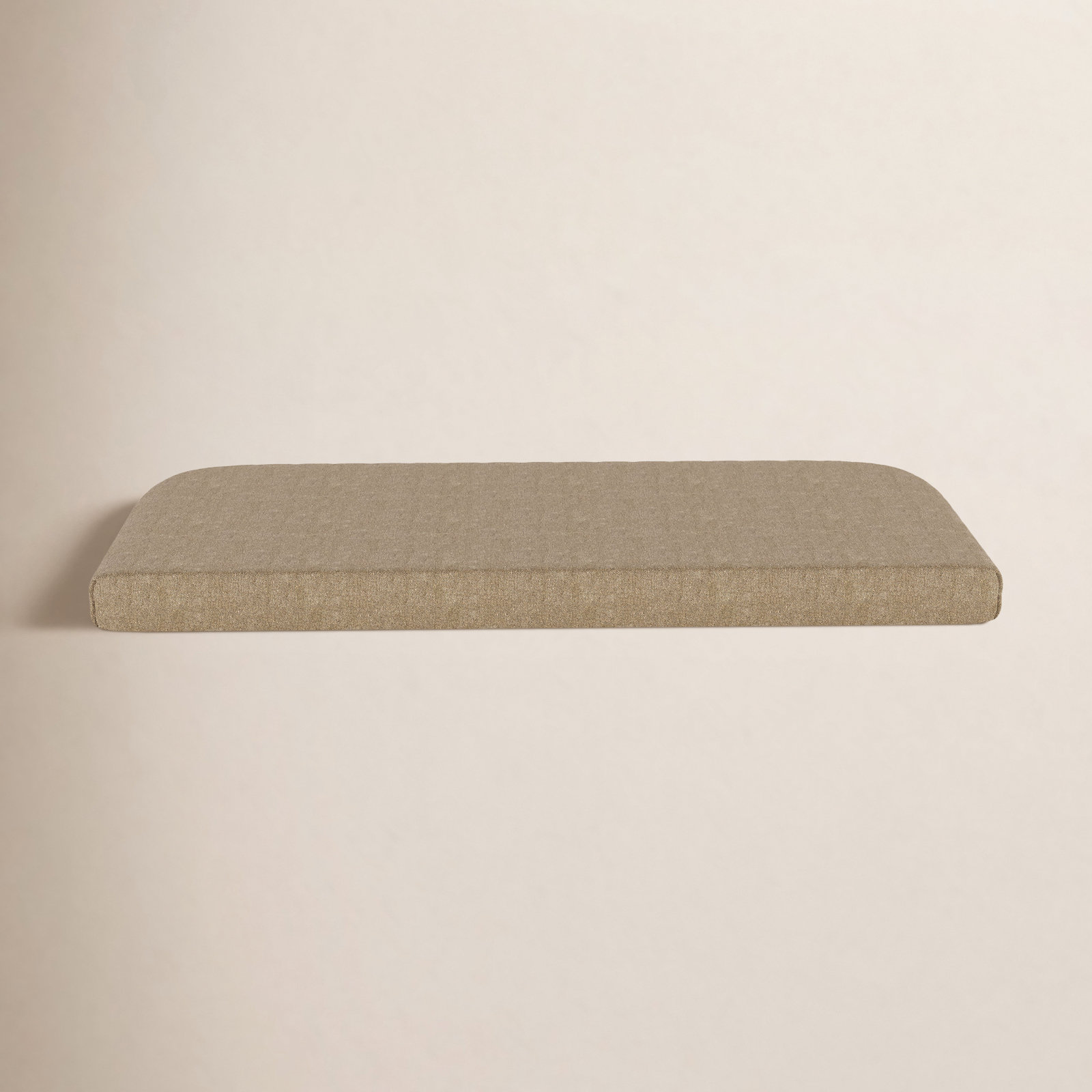 43" Sunbrella® Bench Cushion, Spectrum Mushroom Sunbrella® Plainweave