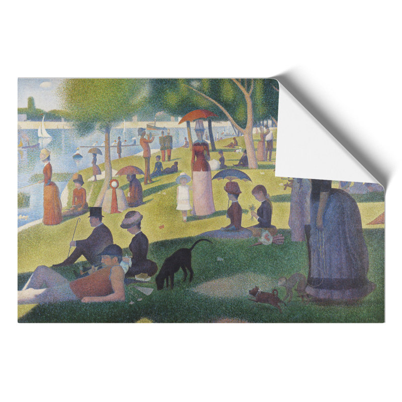 A Sunday on La Grande Jatte by Georges Seurat - Frameless Print, 42cm H x 59cm W x 0.1cm D
