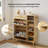 Hidden Shoe Cabinet With 2 Flip Drawers&1 Small Drawer& 5 Shelves