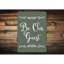 Enseigne en aluminium «Be our invité»-58216580
