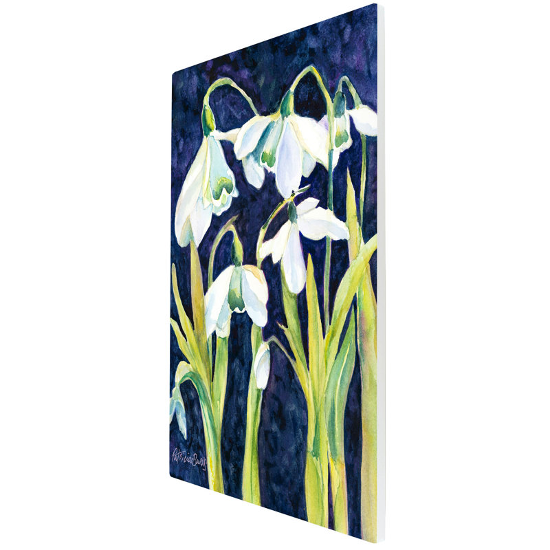 P.BURNS Traditional Plants & Flowers Wall Decor on Ceramic