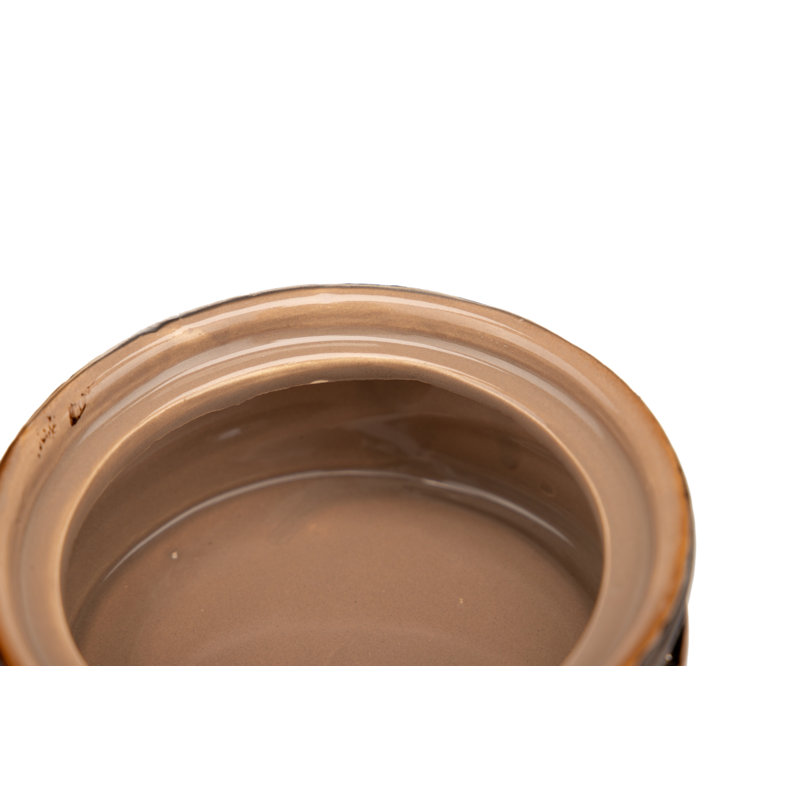 Oneridge Ceramic Decorative Box, 8cm H x 12.5cm W x 12.5cm D