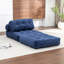 Canapé-lit pliant, fauteuil-lit convertible avec matelas pliable avec coussin de dossier-2075502988