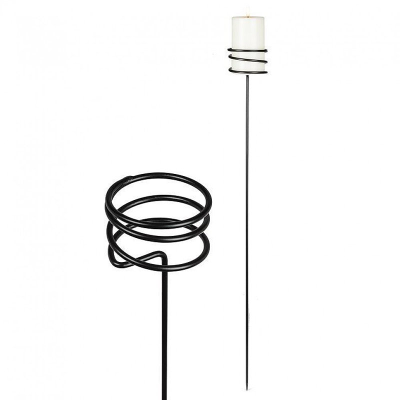Piquet de jardin enroulé