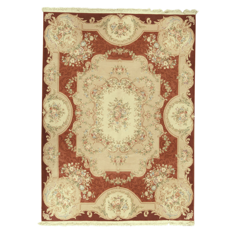 Tapis rectangulaire noué à la main