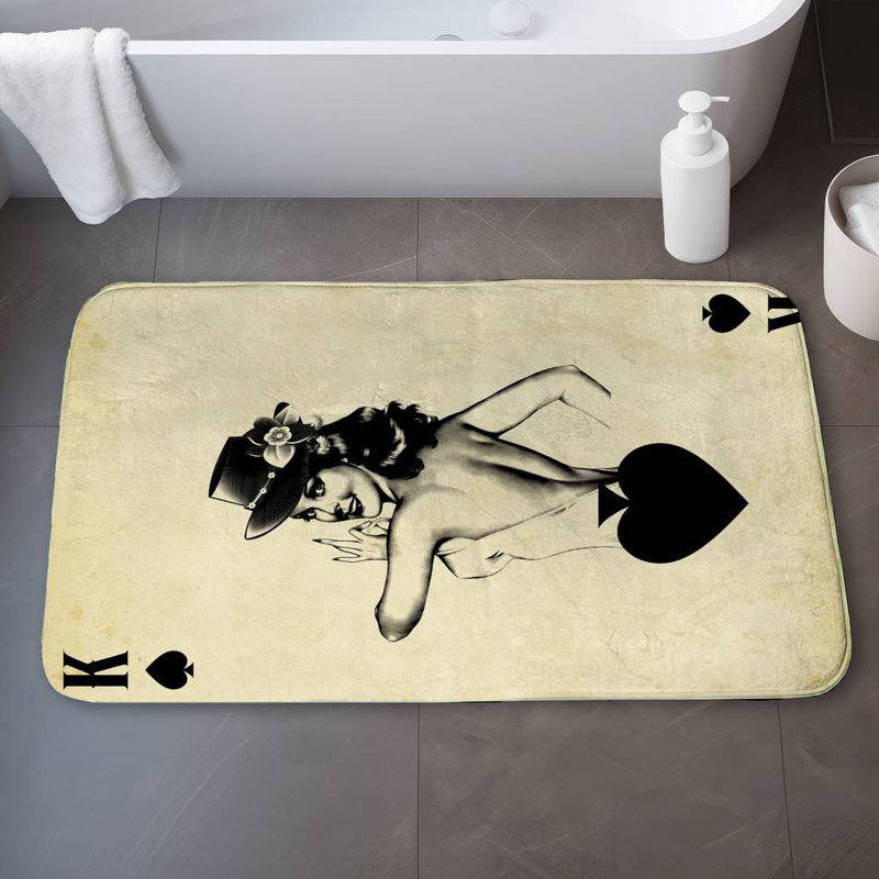 Kamelah Microfiber Non-Slip Bath Mat