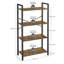 Chilo 120cm H x 66cm W Steel Open Shelf Bookcase-1853532180