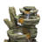 Cascading Stone Tower Water Fountain With LED Lights, 39", Gray