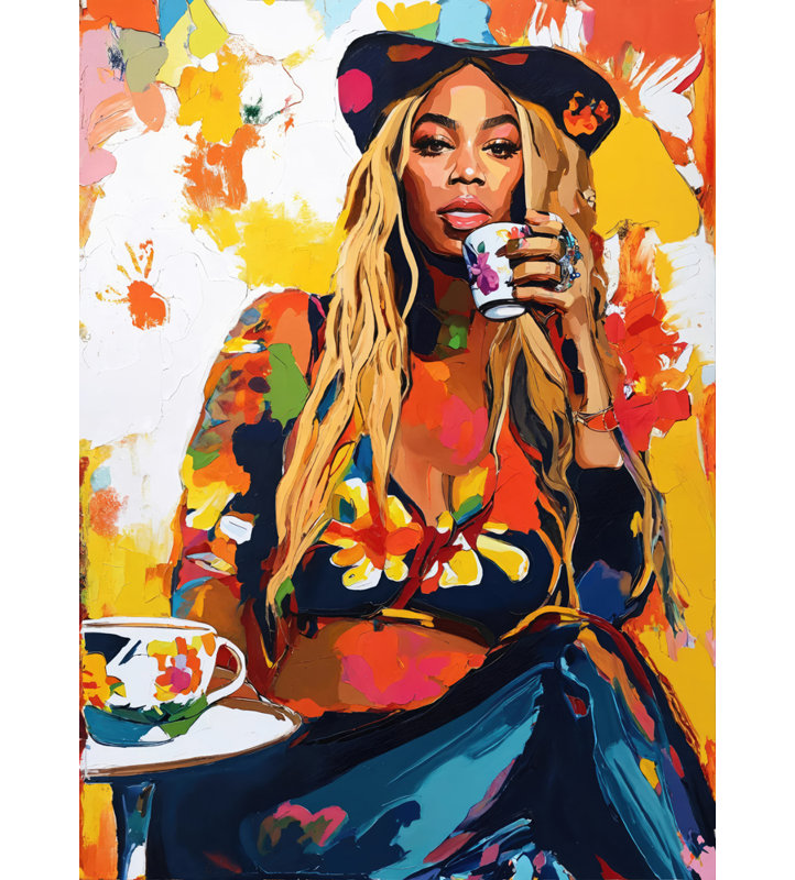 Giclée sur toile tendue Beyonce, H 24 po x l 20 po