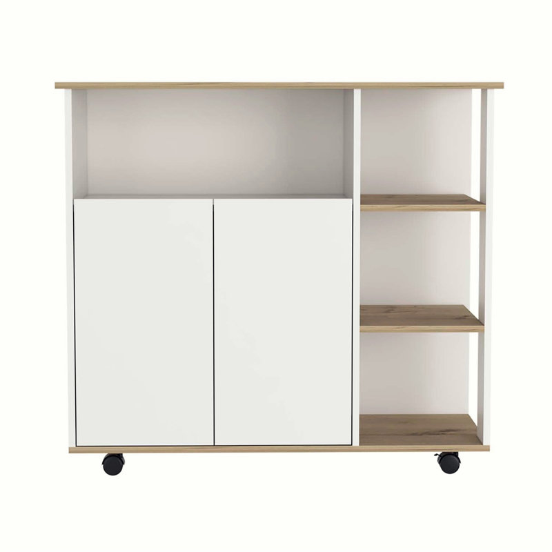 Versatile Kitchen Island with Efficient Storage and Stylish Design