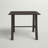 Square Metal Outdoor Side Table , 22'' in. W 22'' in. D