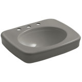 Bancroft® Vitreous China 24" Pedestal Bathroom Sink