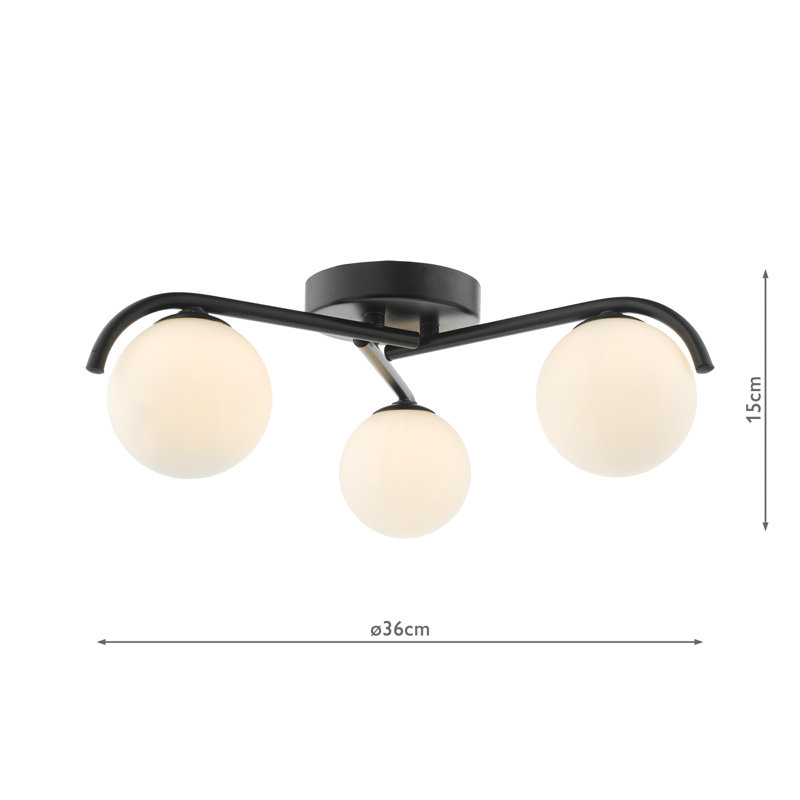 Raegen Glass Flush Mount