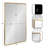 Caskill Framed Radius Rectangle Wall Mirror-910651048-910651050