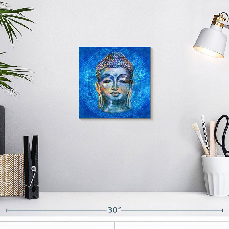 Bouddha souriant Leisha, H 10 po x l 10 po
