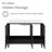Cascade 48" Bathroom Vanity in Black-121677768-121677769-121677772