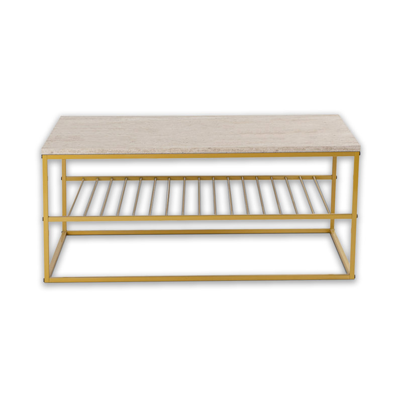 Metal Frame Rectangle Elite Coffee Table