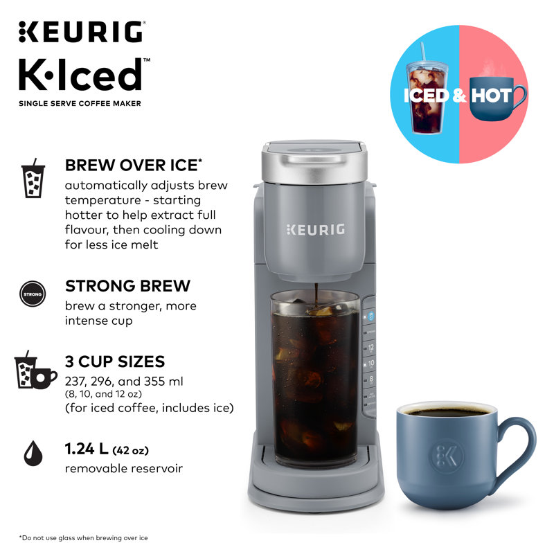Keurig K-Express Single Serve K-Cup Pod Coffee Maker, gris